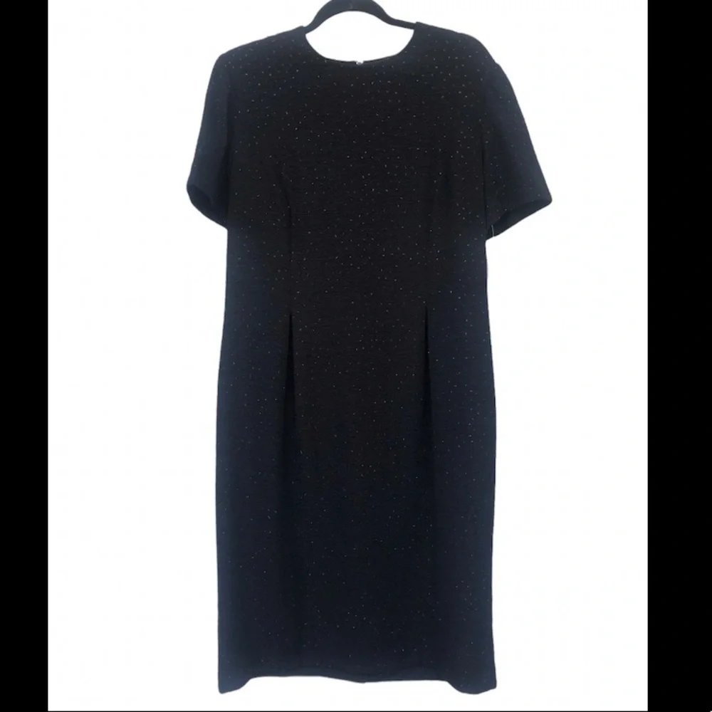NWT Leslie Fay sequin sheath dress L 14